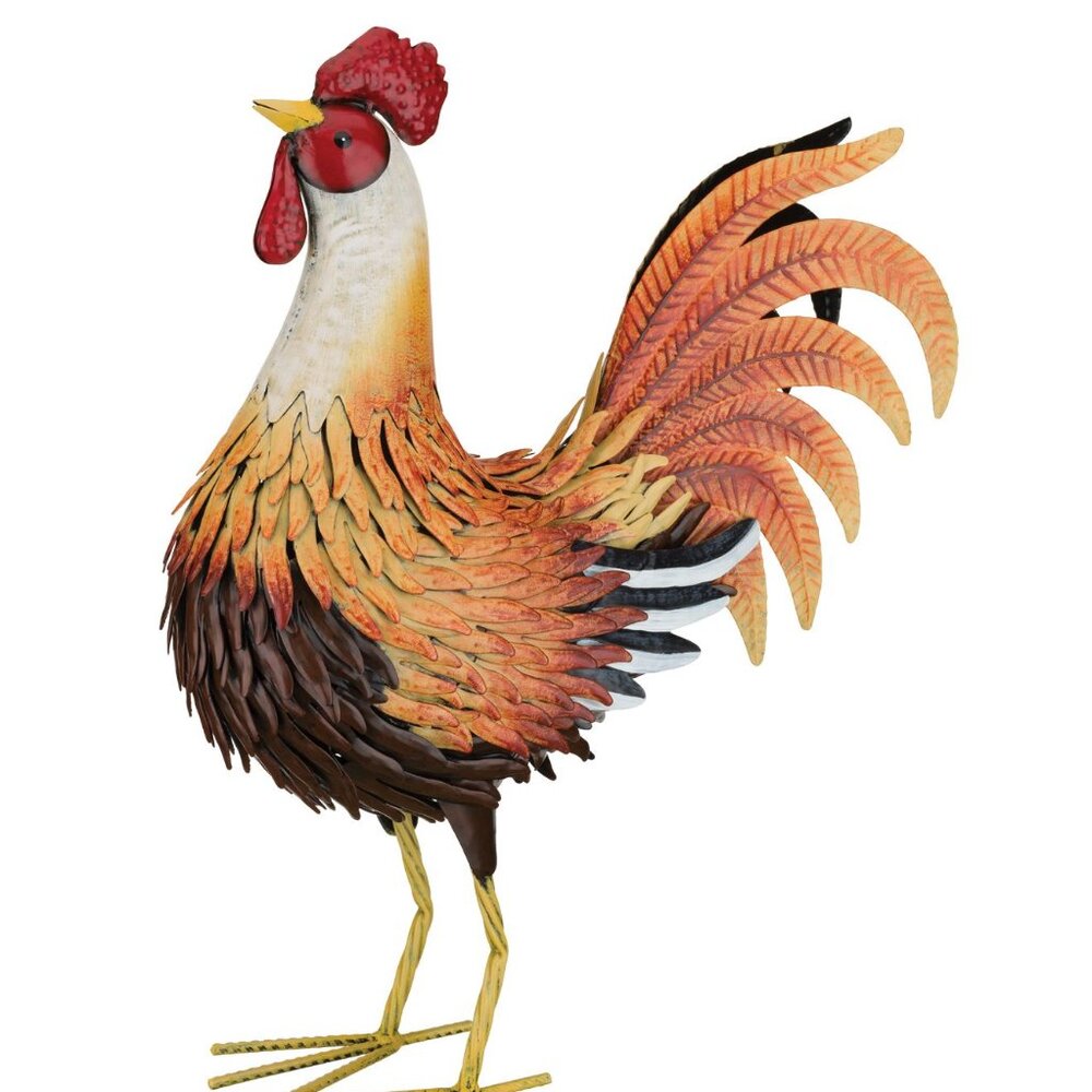 Sunburst Rooster Decor Medium 13002 NEW